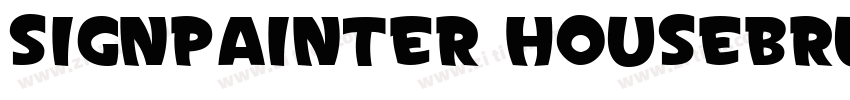 SignPainter HouseBru字体转换